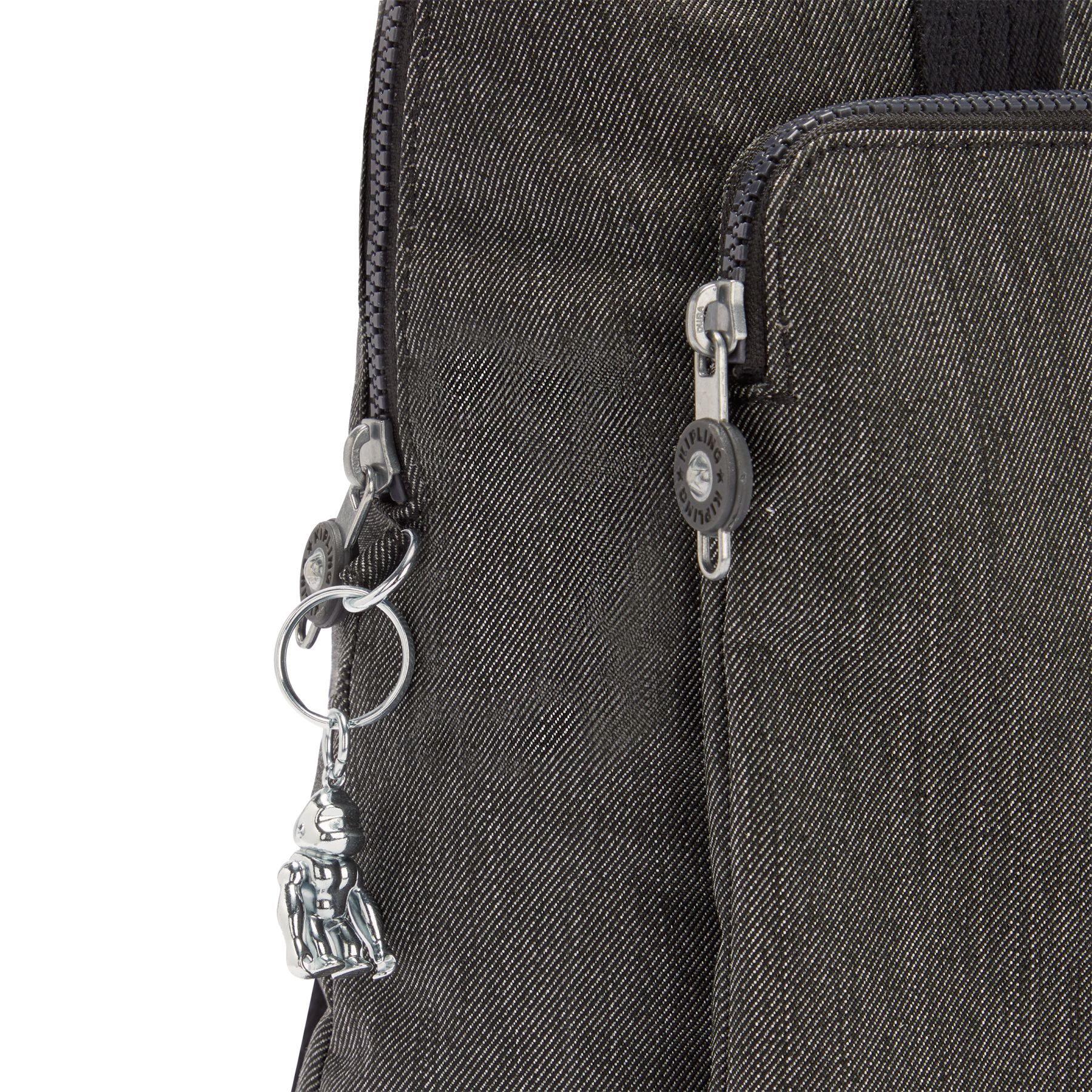 KAZUKI Sac à dos de taille moyenne avec poche pour ordinateur portable - Black Peppery