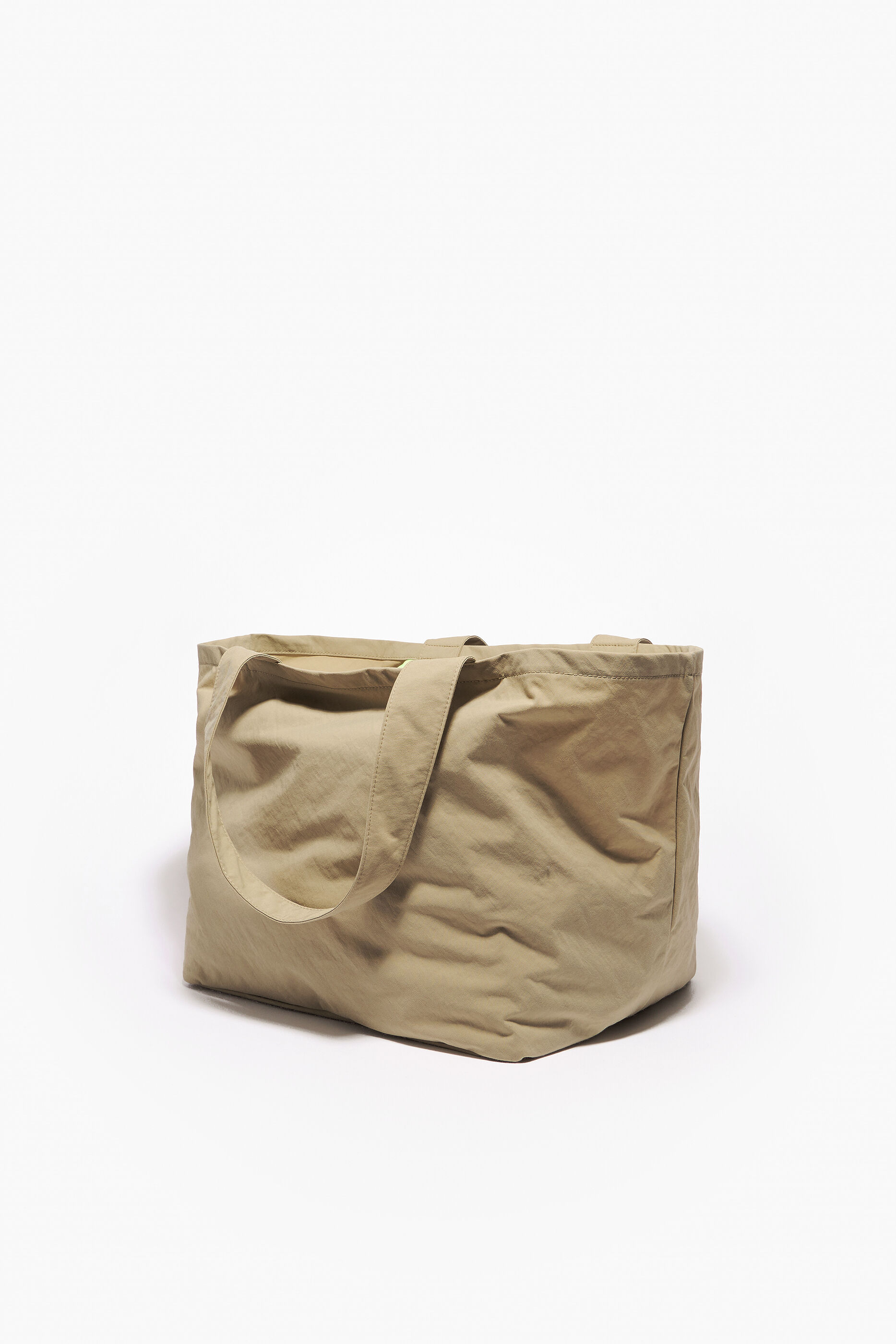 Sacola de compras tamanho XL em nylon natural
