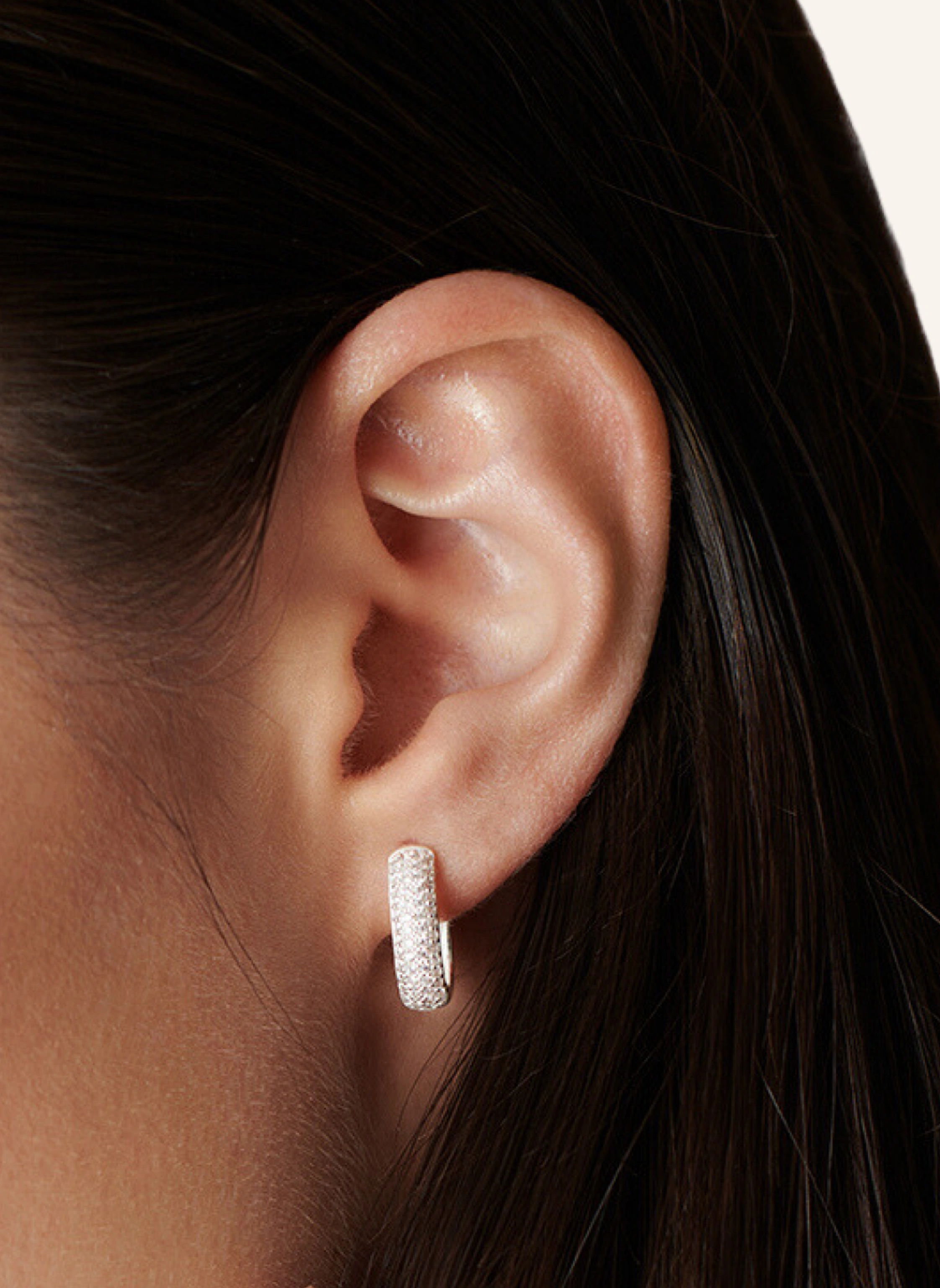 Pompidou Ohrringe CHLOE MINI PAVé by GLAMBOU