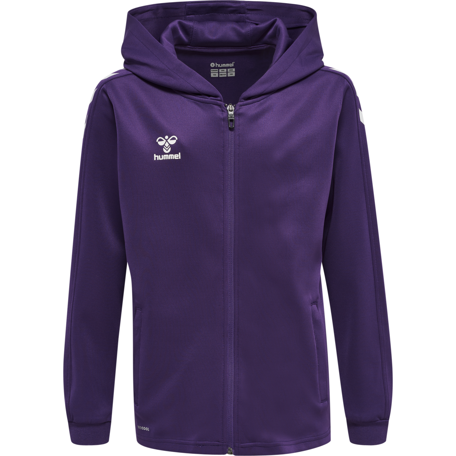 hmlCORE XK POLY ZIP HOOD SWEAT KIDS