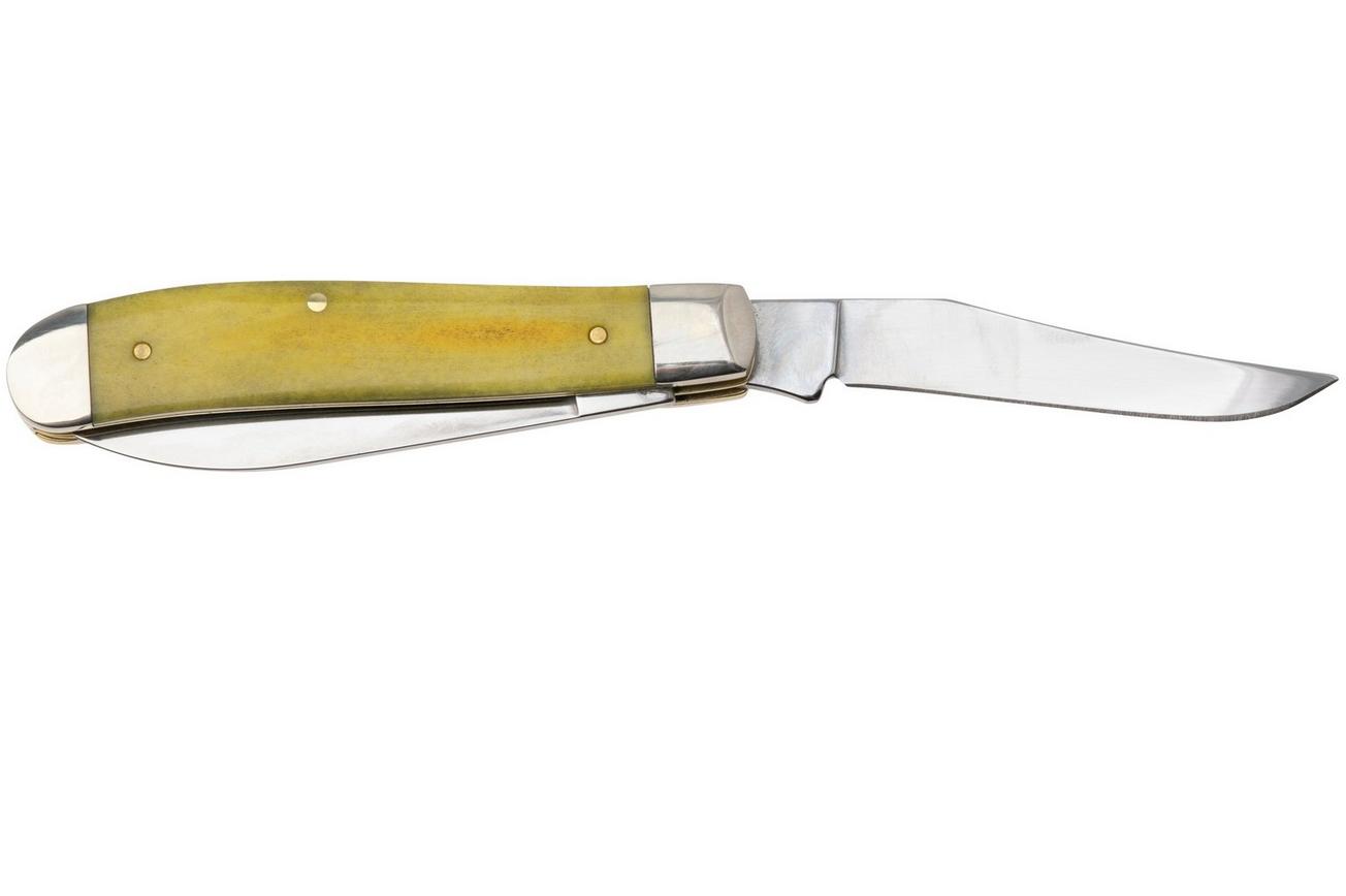 Case Mini Trapper 20031 Smooth Yellow Bone 6207W SS, zakmes