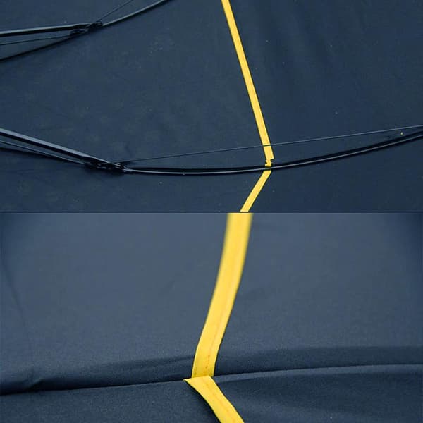 Vindtett Paraply, 130 cm - Blå