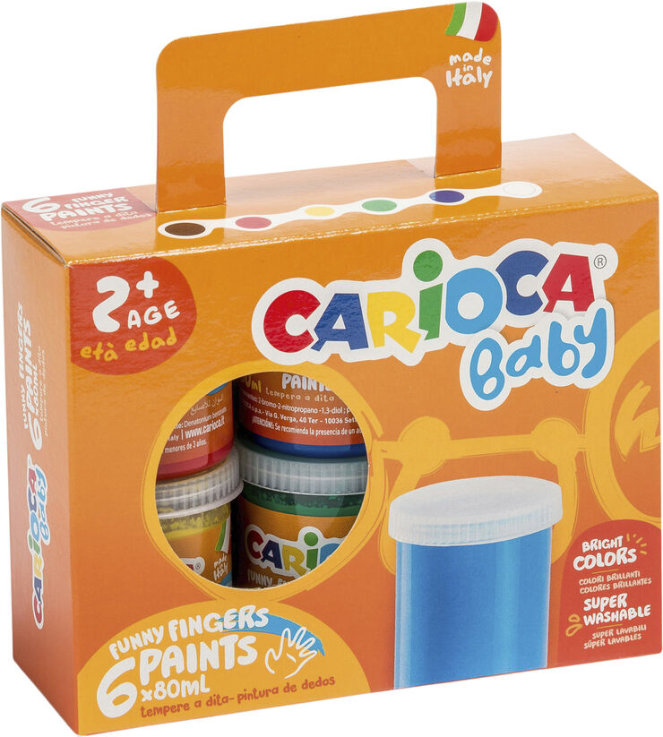 CARIOCA CARIOCA 6 x FINGERMALING