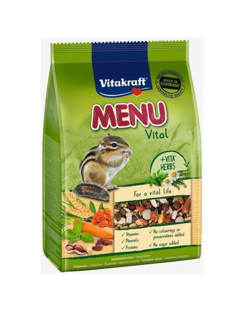 Vitakraft Menu Vital Eekhoornvoer - Knaagdierenvoer - 600 g