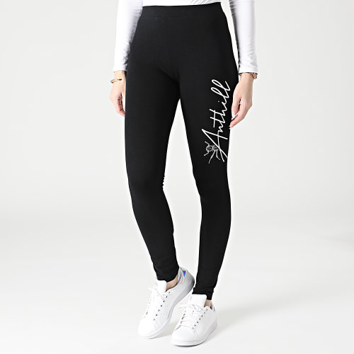 Legging Femme Logo Noir Blanc