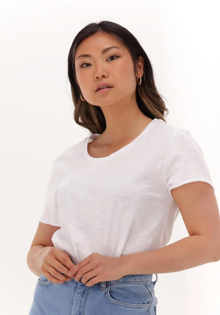 MY ESSENTIAL WARDROBE witte my essential wardrobe t-shirt 09 the otee slub yarn jersey