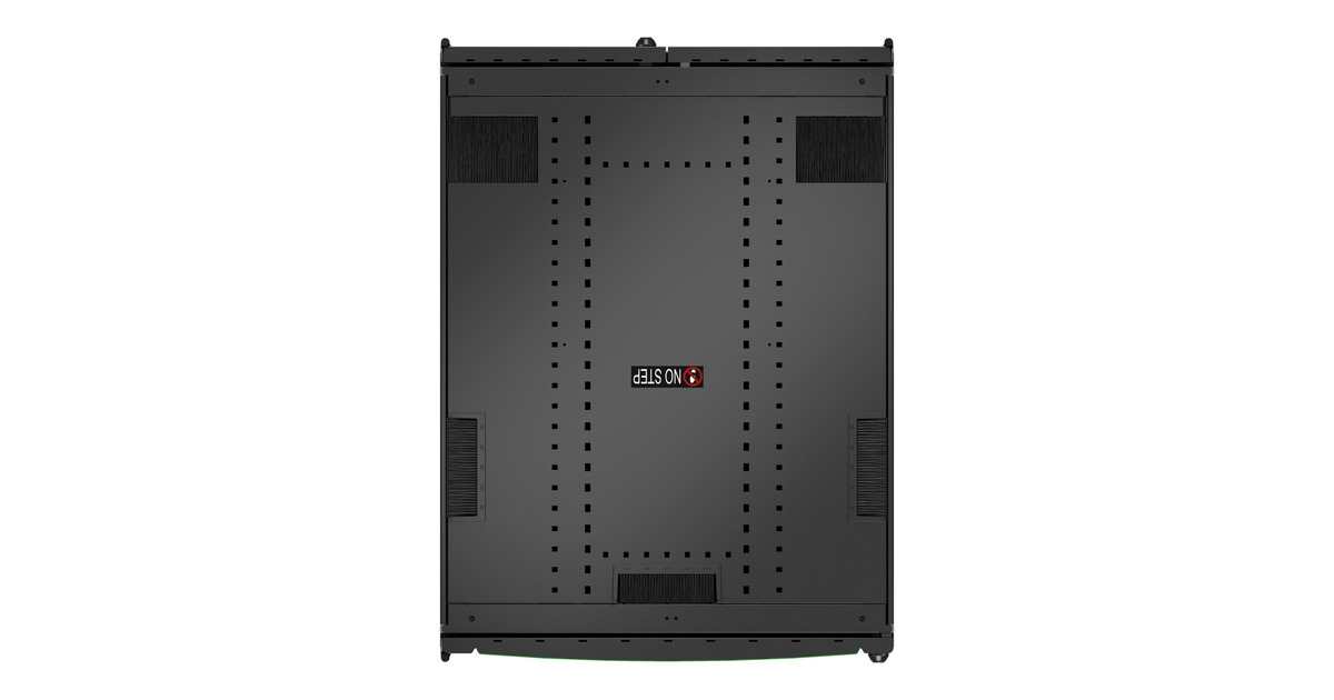 APCNetShelter SX Gen 2 AR3180B2, 42U server rack  (Zwart/groen, 80(b) x 199,1(h) x 107(d) cm, met zijkanten)