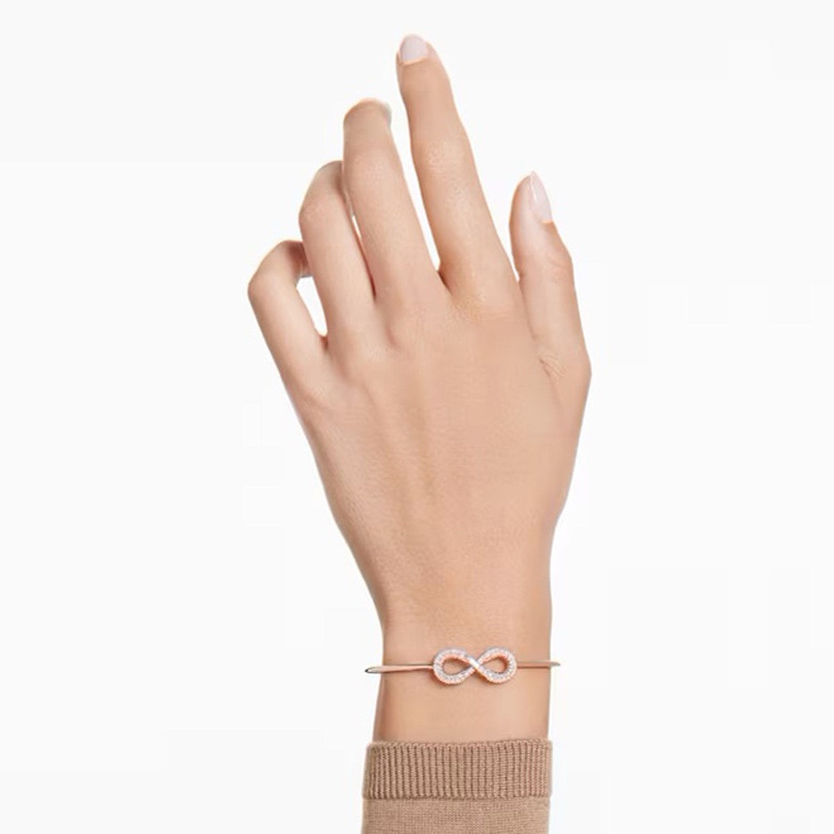 Jonc Swarovski Hyperbola Infini rosé
