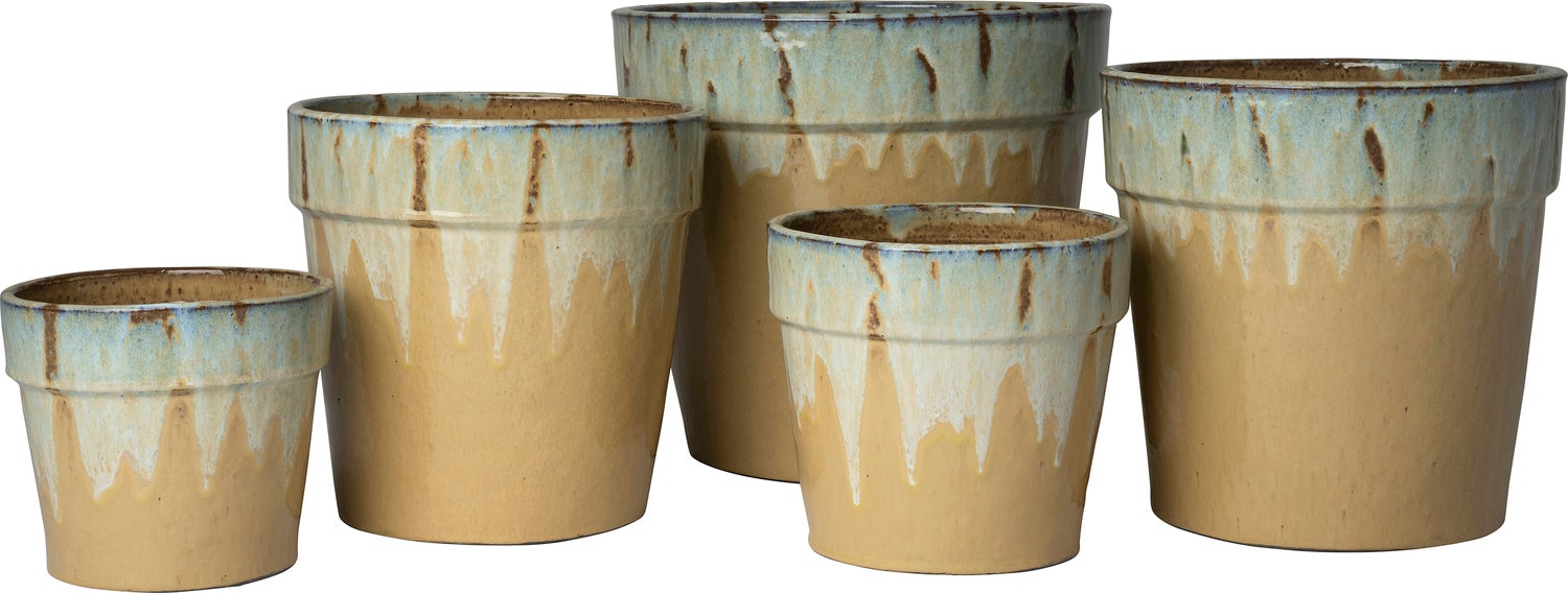 Intratuin bloempot Novi beige / crème D 34 H 32 cm