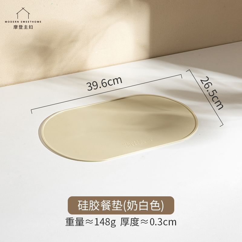 Koringa - Effen siliconen placemat / set