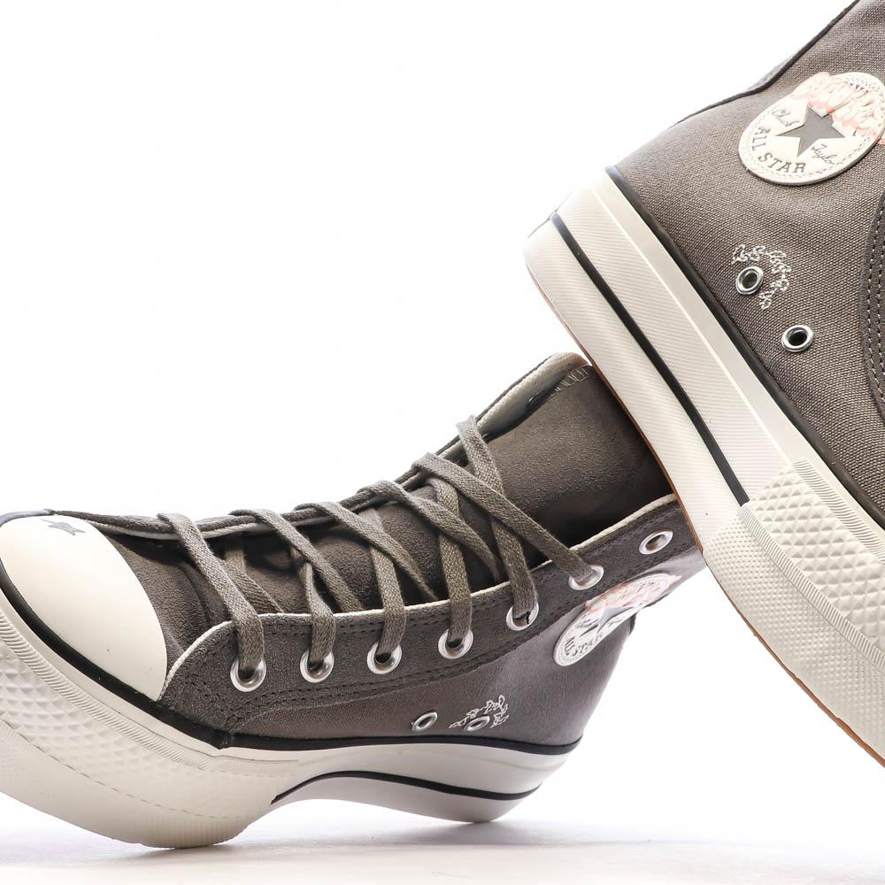 Converse Baskets Grises Femme Converse Chuck Taylor All Star Lift