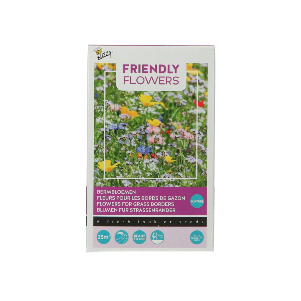 Buzzy Strooidoosje Friendly Flowers Bermmengsel 25 m²