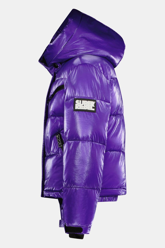 SuperRebel  SuperRebel  Spicy Girls Metallic Hooded Ski Jacket, Extra Clos Ski-Jas Junior