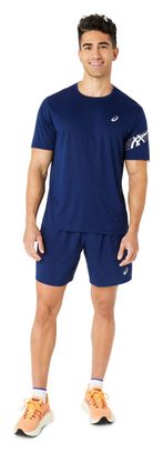 Maillot manches courtes Asics Icon Bleu Homme