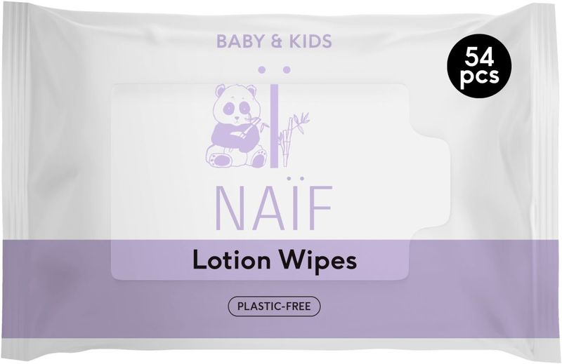Naif - Baby & Kids Lotion Wipes - Vochtige Doekjes - 54 st