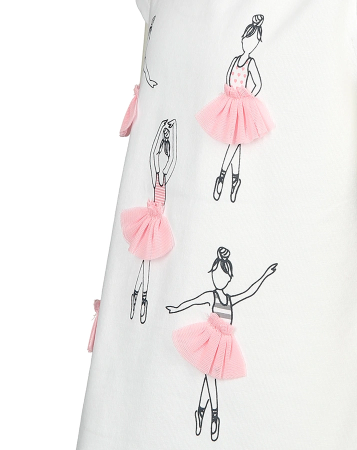 T-Shirt BALLERINA in weiß