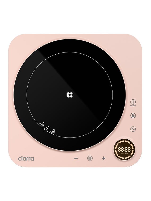 ciarra Tragbare Induktionskochplatte mit 4h Timer, 2000 W