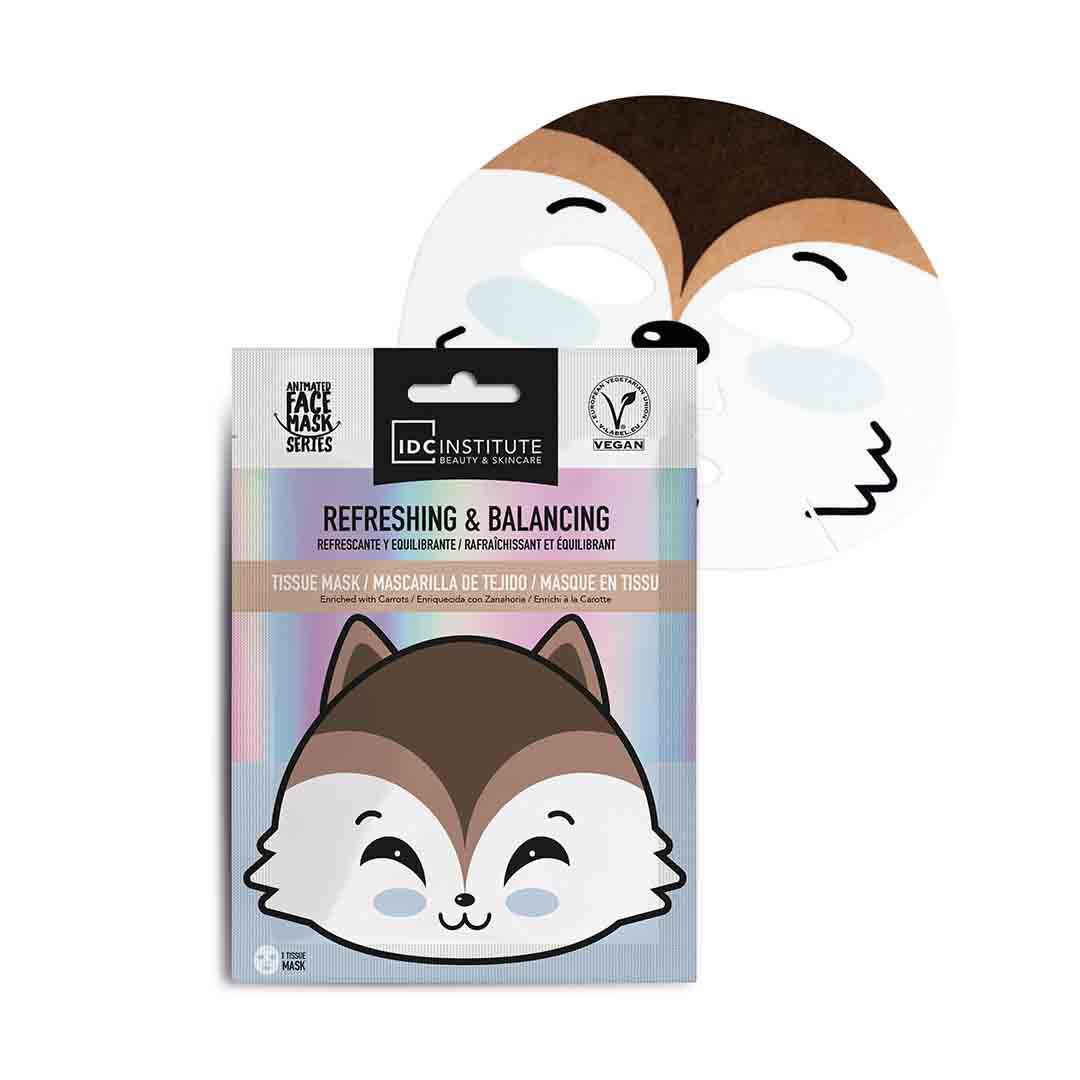 IDC INSTITUTE  Máscara Facial com Vitamina A (Raposa) - 1un