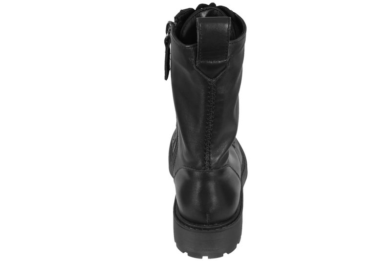 CLARKS ORINOCO2 STYLE STØVLE I SORT GLAT SKIND