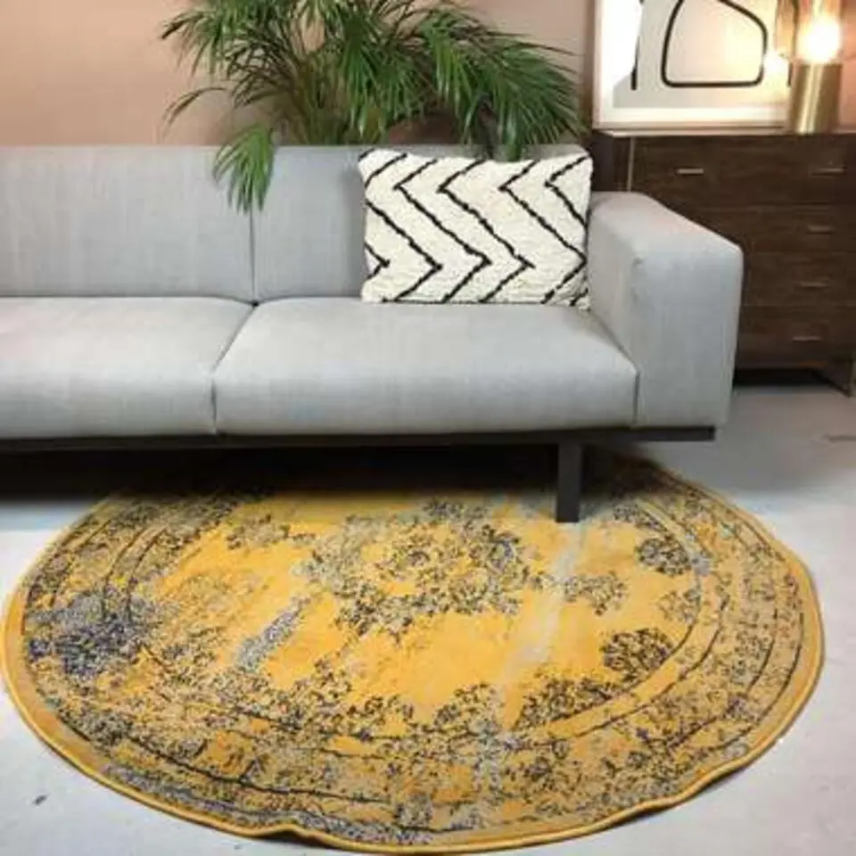 EVA Interior Vloerkleed Bloom - Geel 160 Ø - (M)