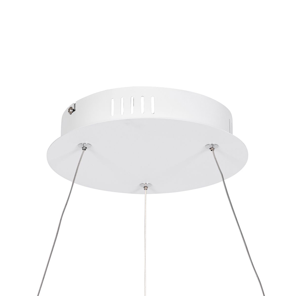 Design hanglamp wit 80 cm incl. LED 3-staps dimbaar - Anello