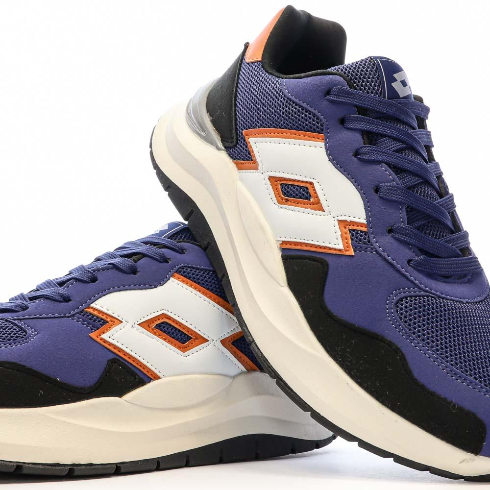 Lotto Baskets Marine/Blanches/Orange Homme Lotto Twenty6