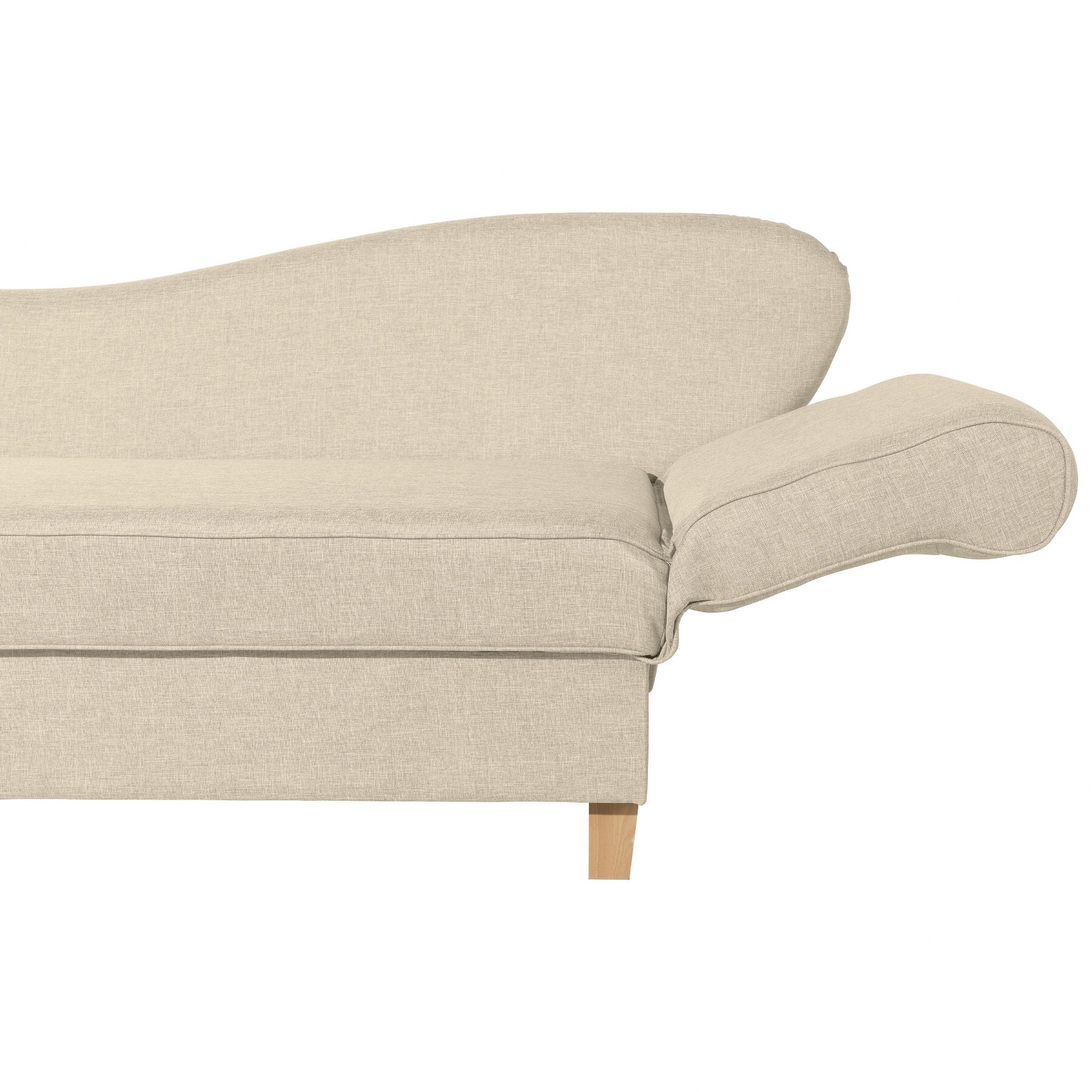Max Winzer Selma Recamiere mit Armteil rechts klappbar beige