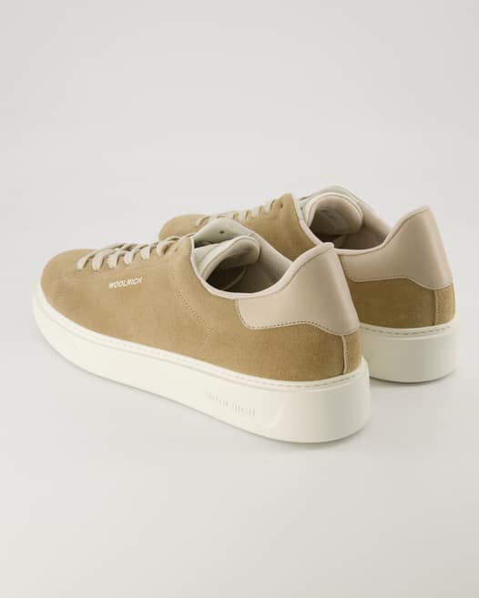 Woolrich Classic Court Sneaker in Beige
