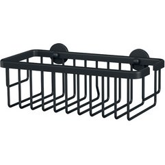 Corbeille de douche MOON BLACK, 1 niveau, noir