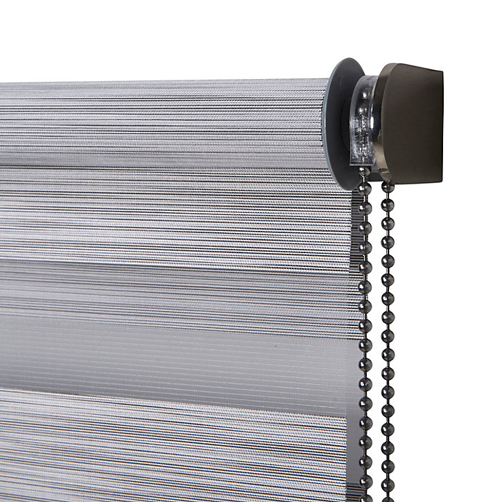 Store enrouleur jour/nuit Colours Kala gris 75 x 240 cm
