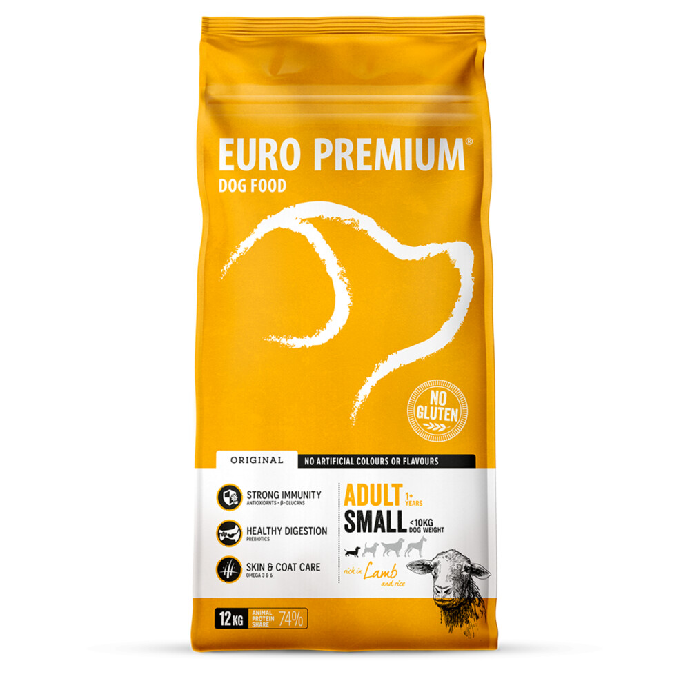 Euro-Premium Adult Small Lam - Rijst12 kg