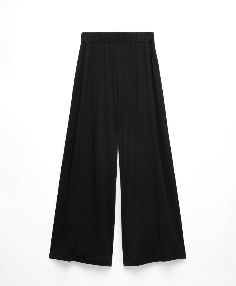 Calça cropped de modal