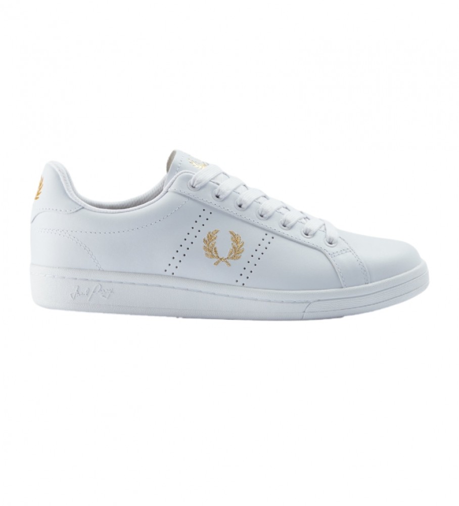 Tênis de couro Fred Perry B721 branco