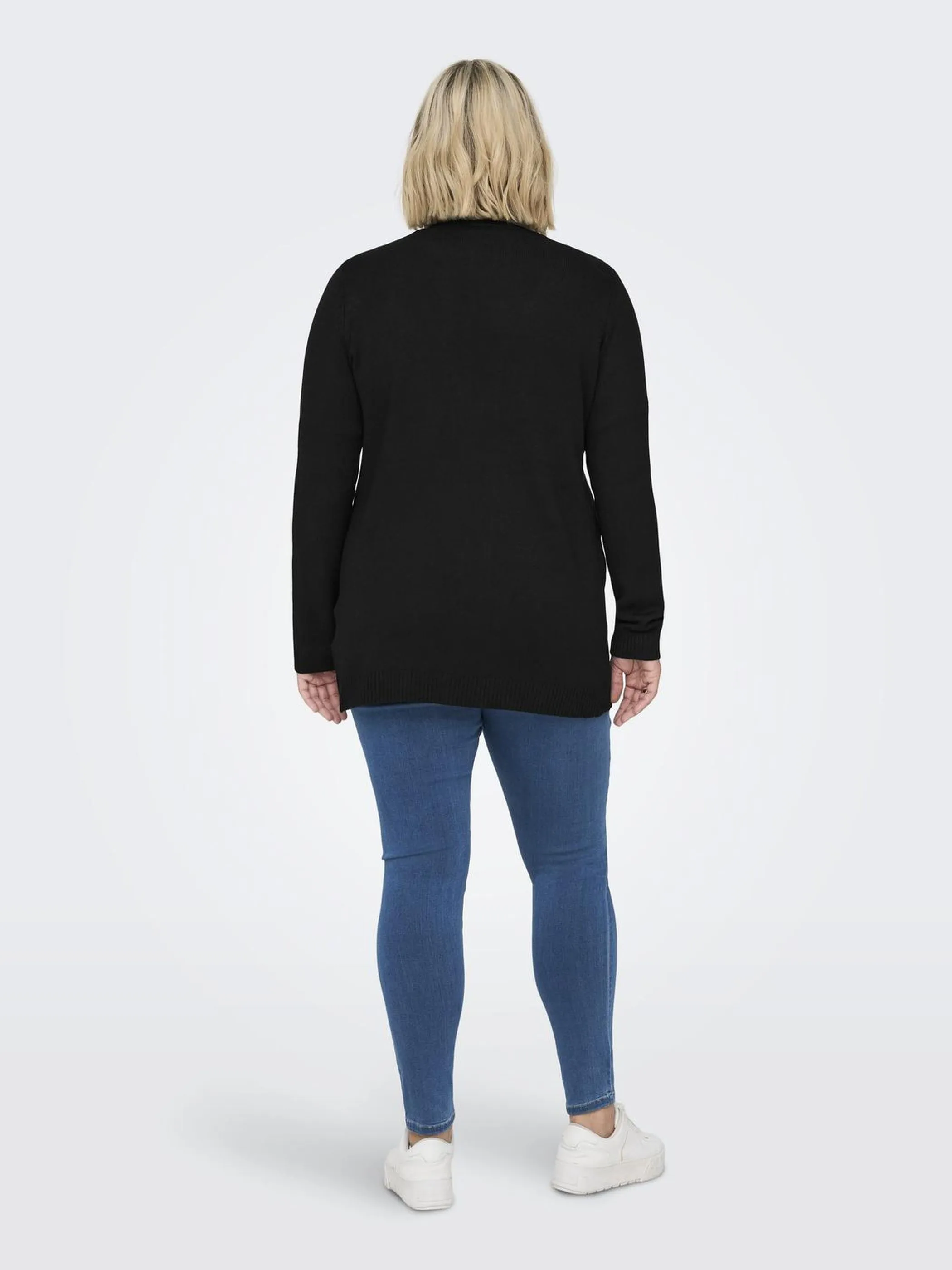 Only Carmakoma CARESLY L/S OPEN CARD Strickjacke