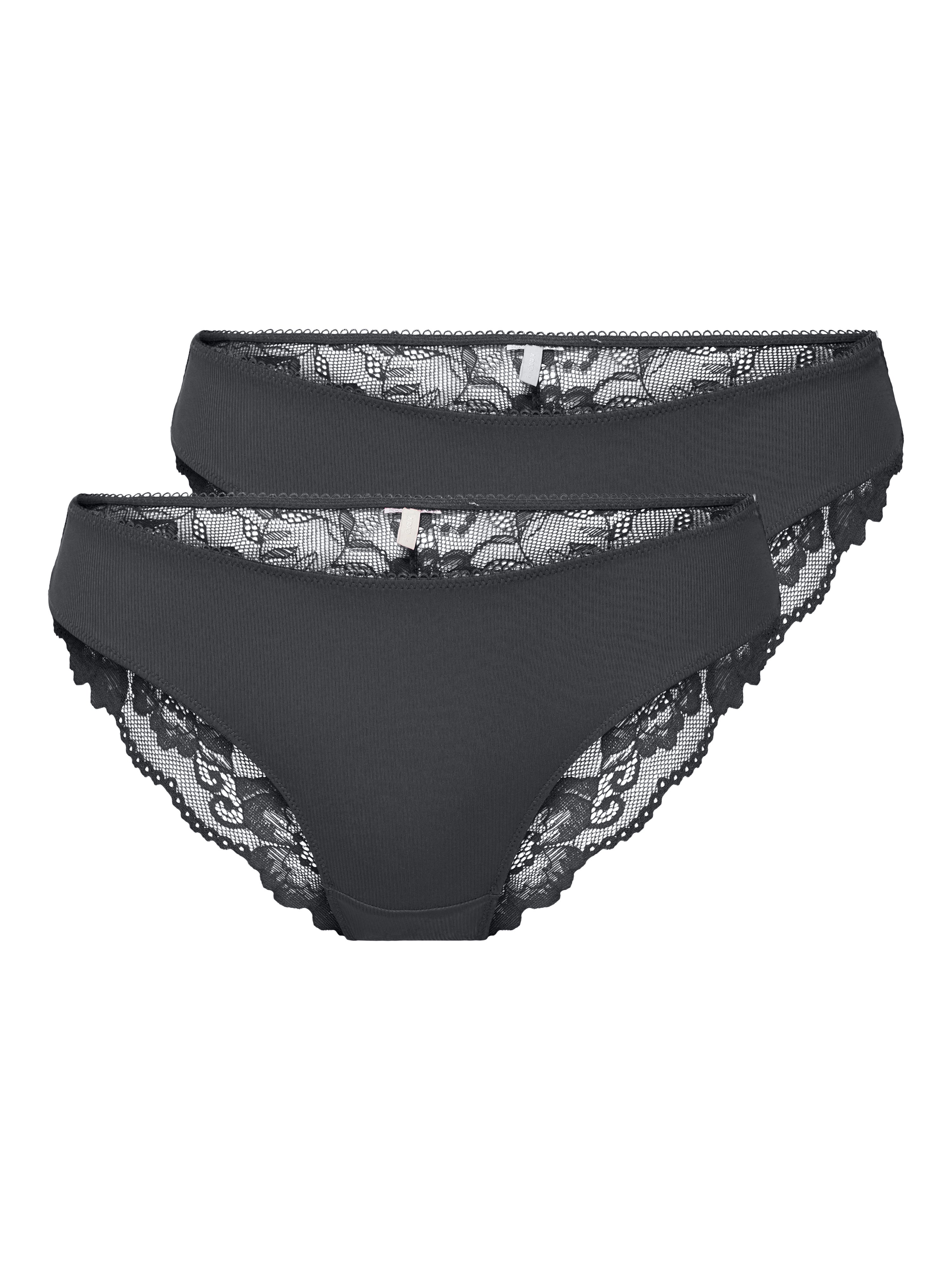 ONLELIZABETH Brasilianische Slips Asphalt