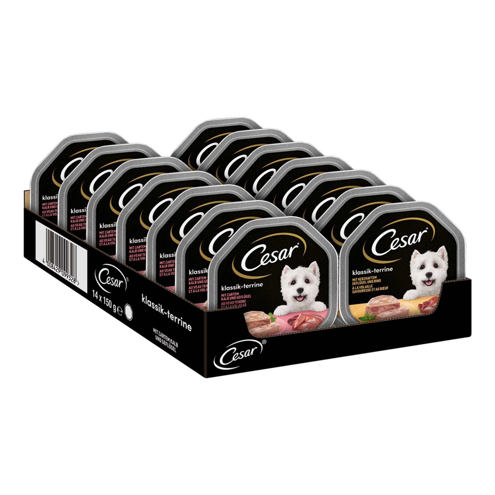 Cesar Klassiker 150g, verschiedene Sorten, 14er Pack