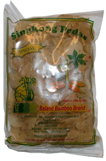 Baland Bamboo Singkong Pedes Special (ongebakken) 250g