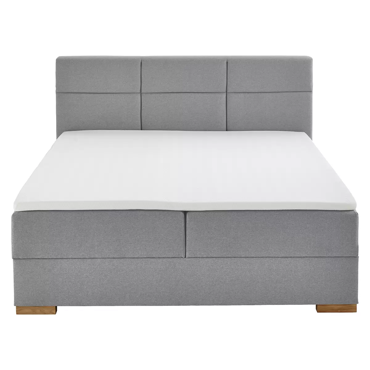 Boxspringbett Lago 180x200 Grau