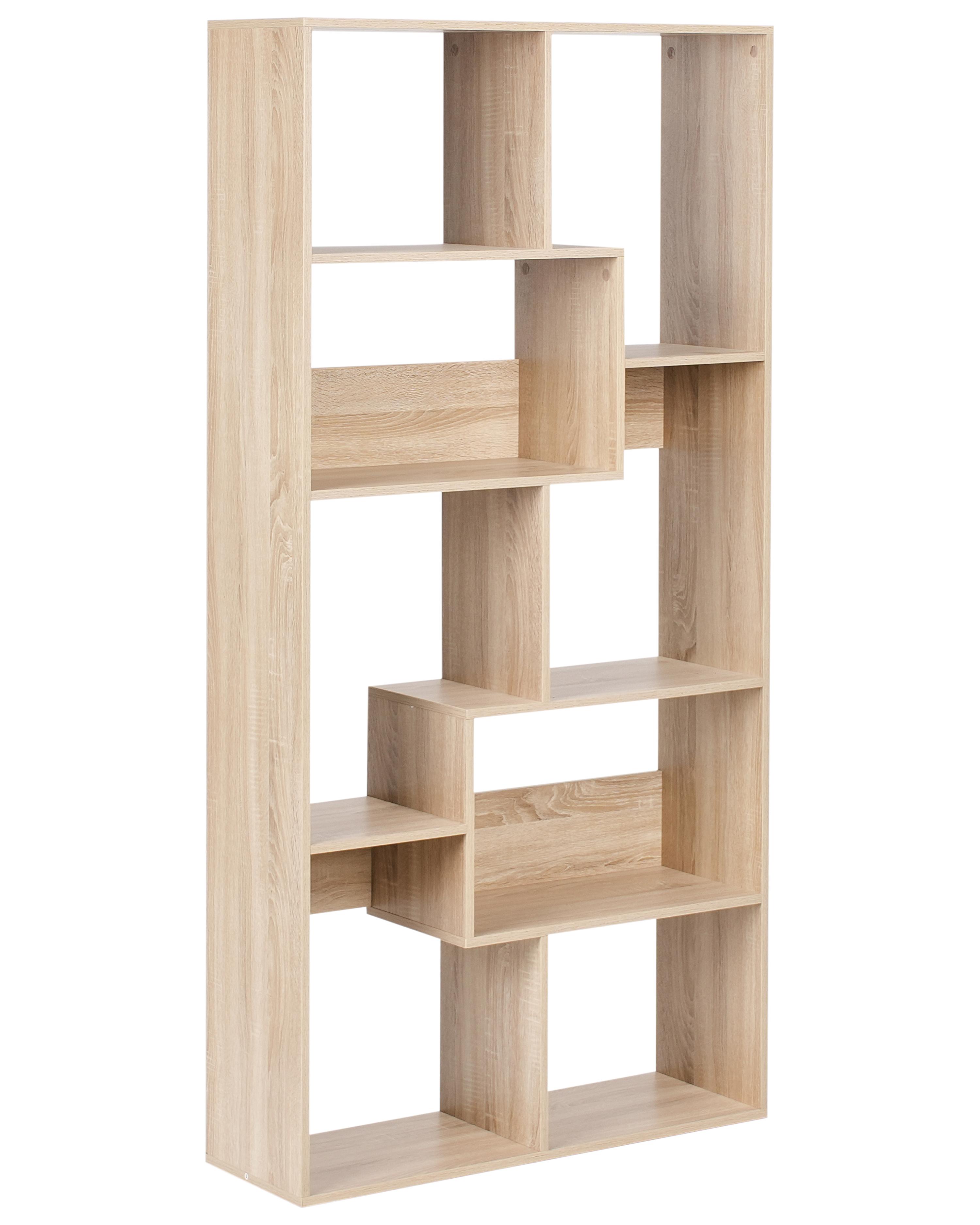 Boekenkast met 6 planken CHATEH 180 cm Lichtbruin