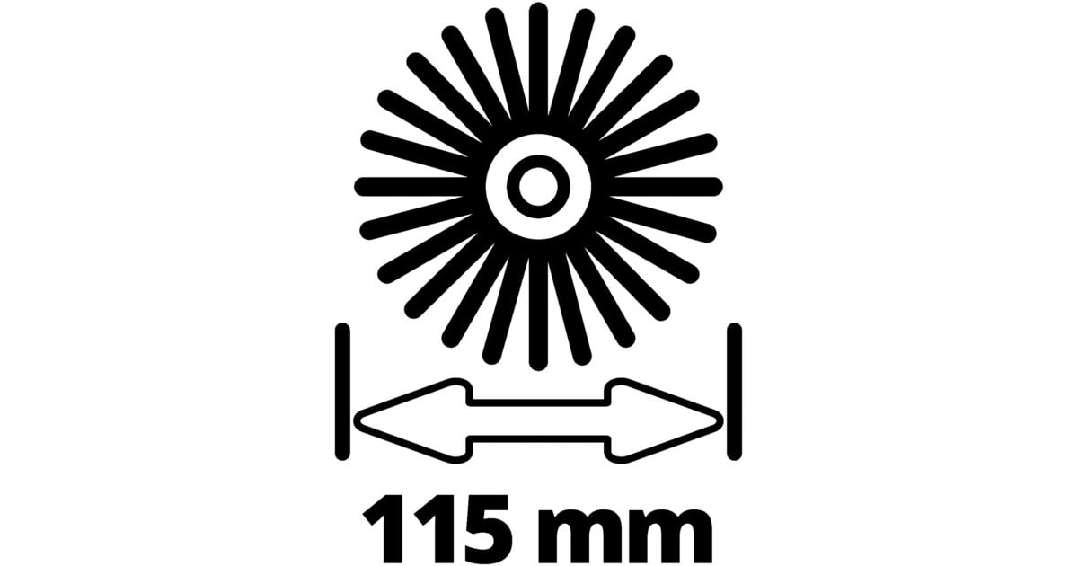 EINHELLMedium borstelset borstel  (gladde stenen)