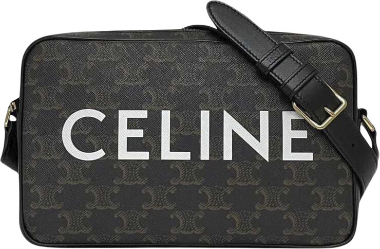 Celine Vintage Celine Shoulder Bag Black