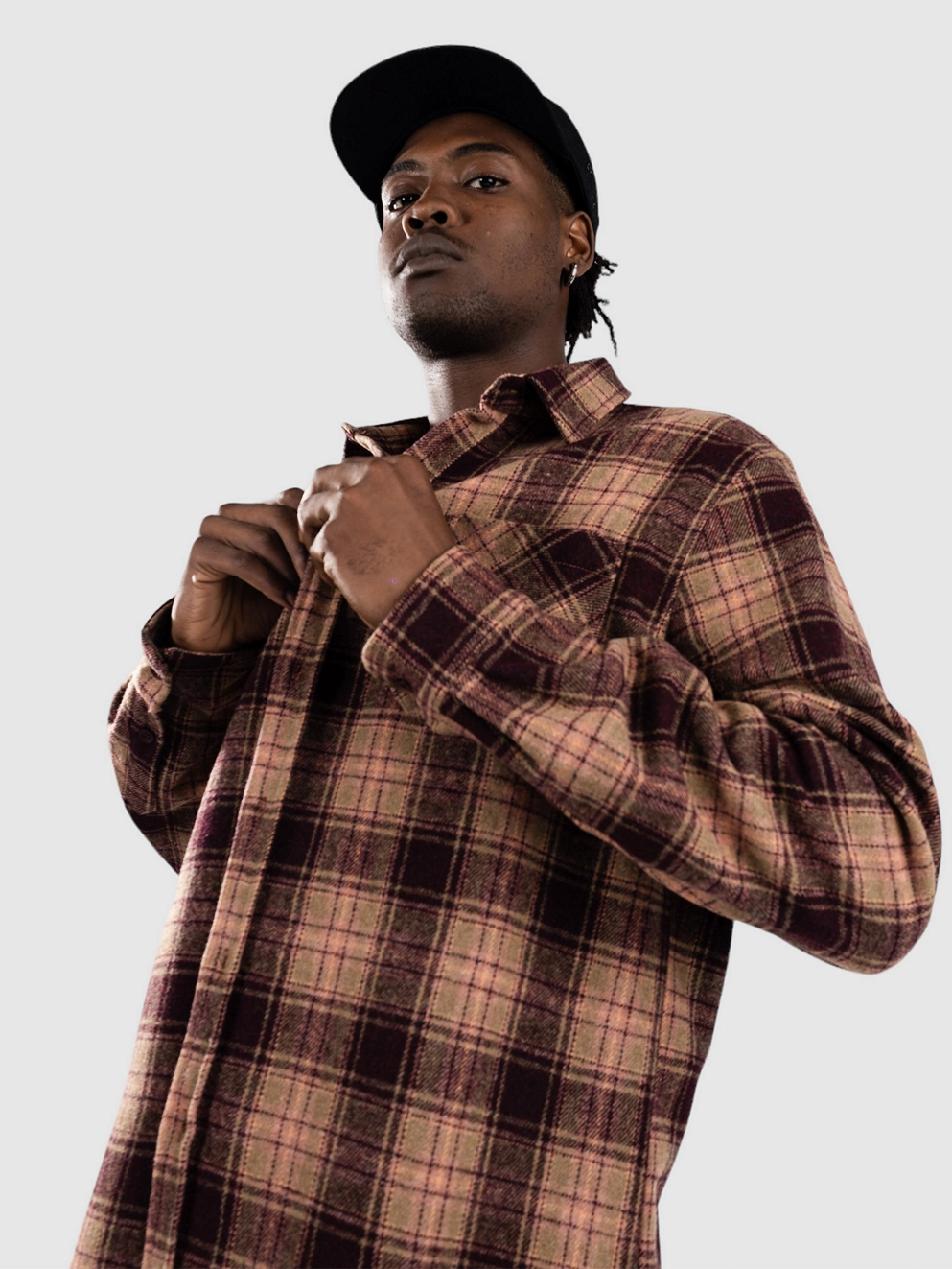 Blue Tomato Flannel Over Shirt brown/chocolate