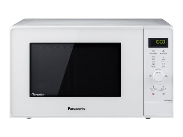 Panasonic NN-GD34HWSUG, Bordplade, Grill mikroovn, 23 L, 1000 W, Knapper, Dreje, Hvid