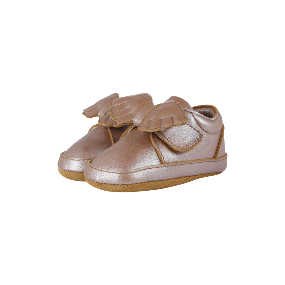 Sela Shoes | Clay Metallic Leather