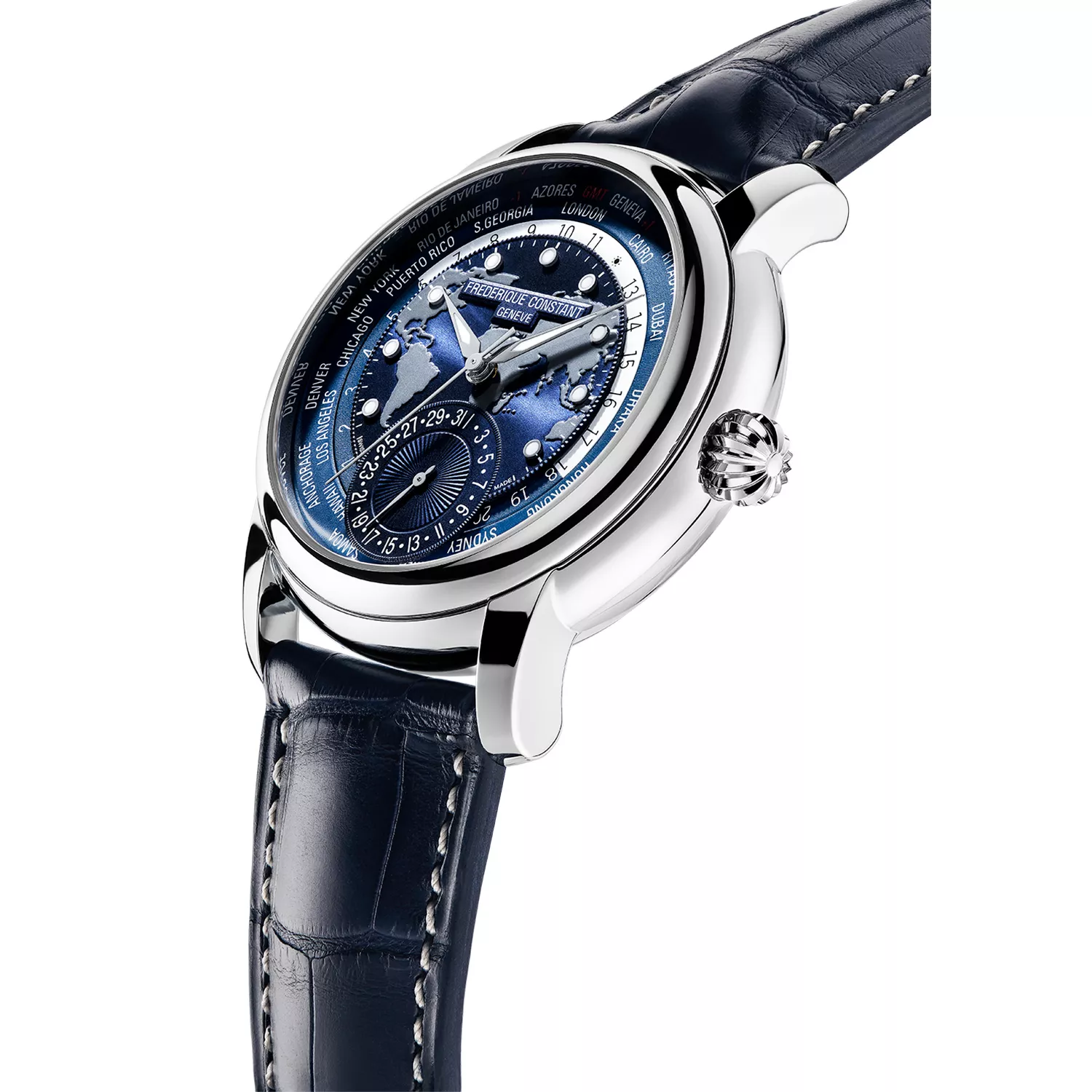 Frederique Constant Classic Worldtimer Manufacture FC-718NWM4H6