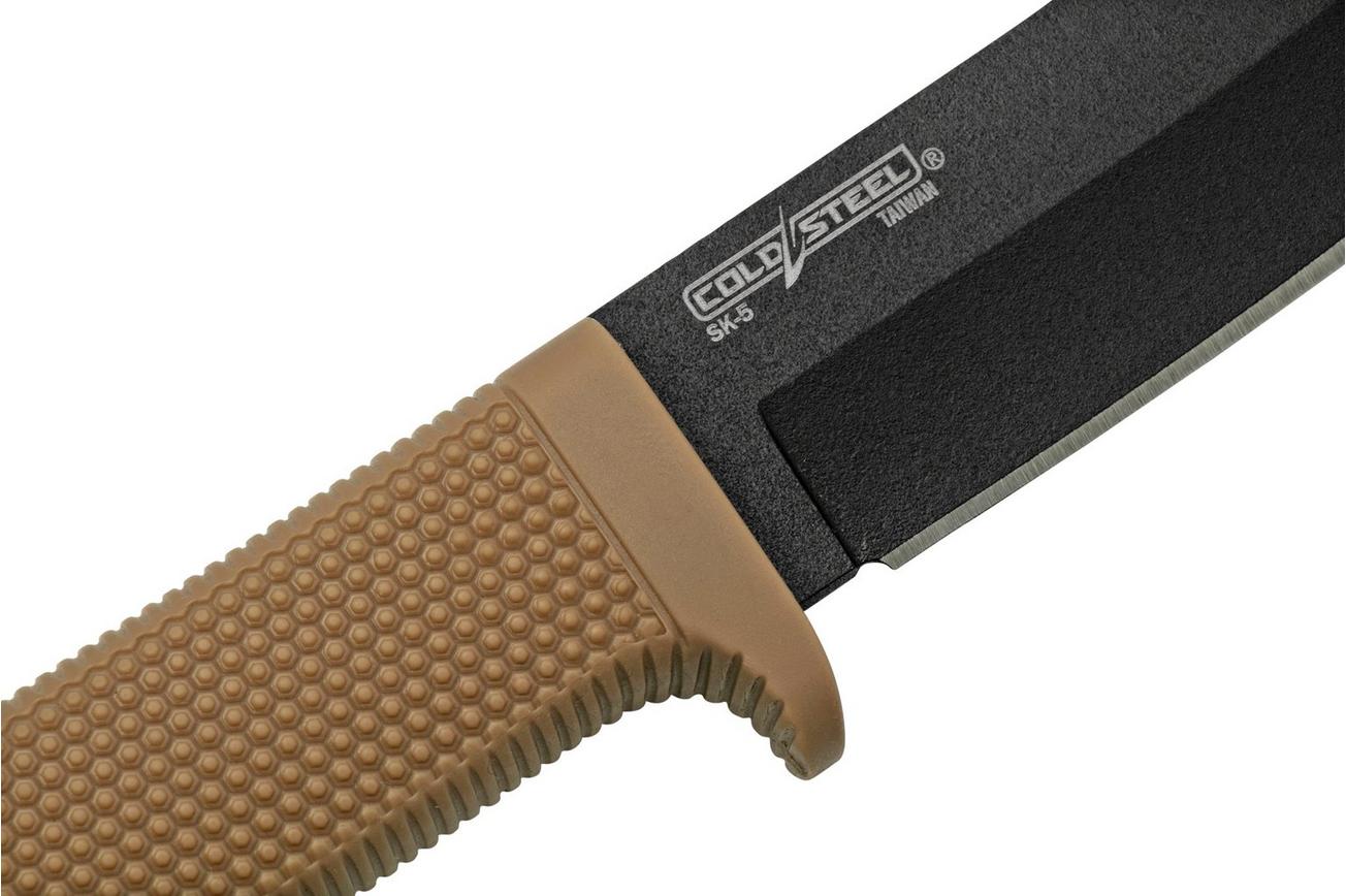 Cold Steel Recon Tanto SK5 49LRTDTBK Desert Tan, Black, vaststaand mes
