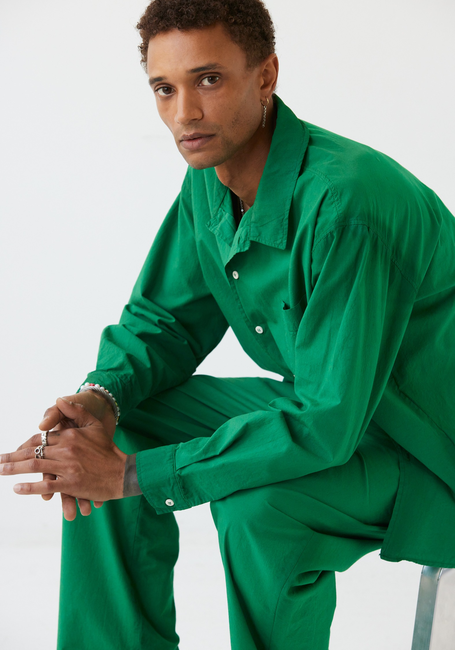 Lavie Hemd Yoko Spinach
