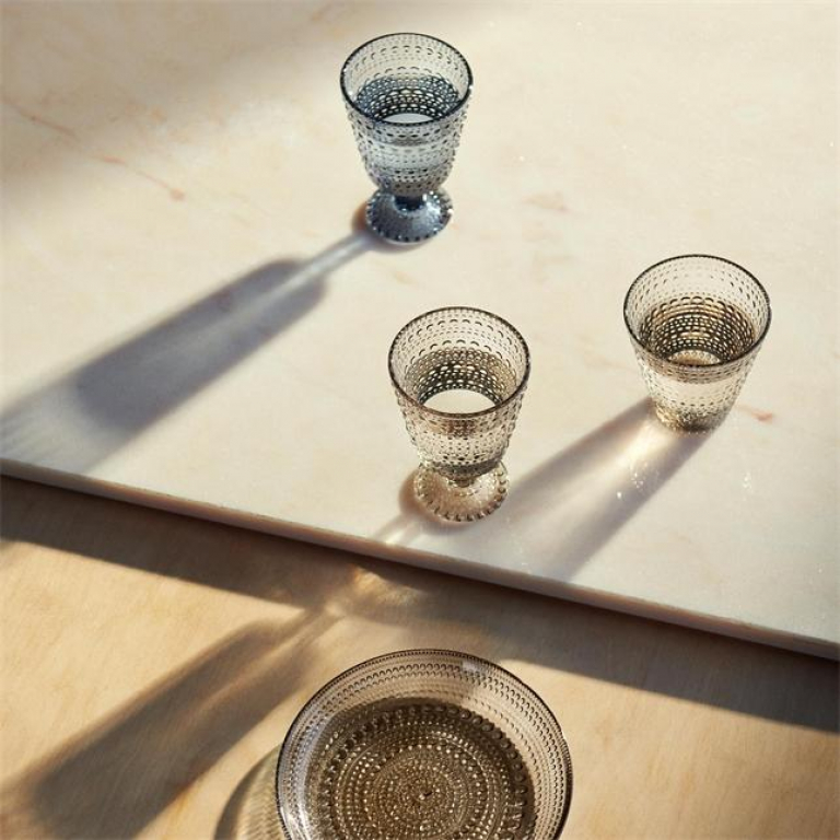 Iittala Kastehelmi glazen 30cl set van 2 aqua