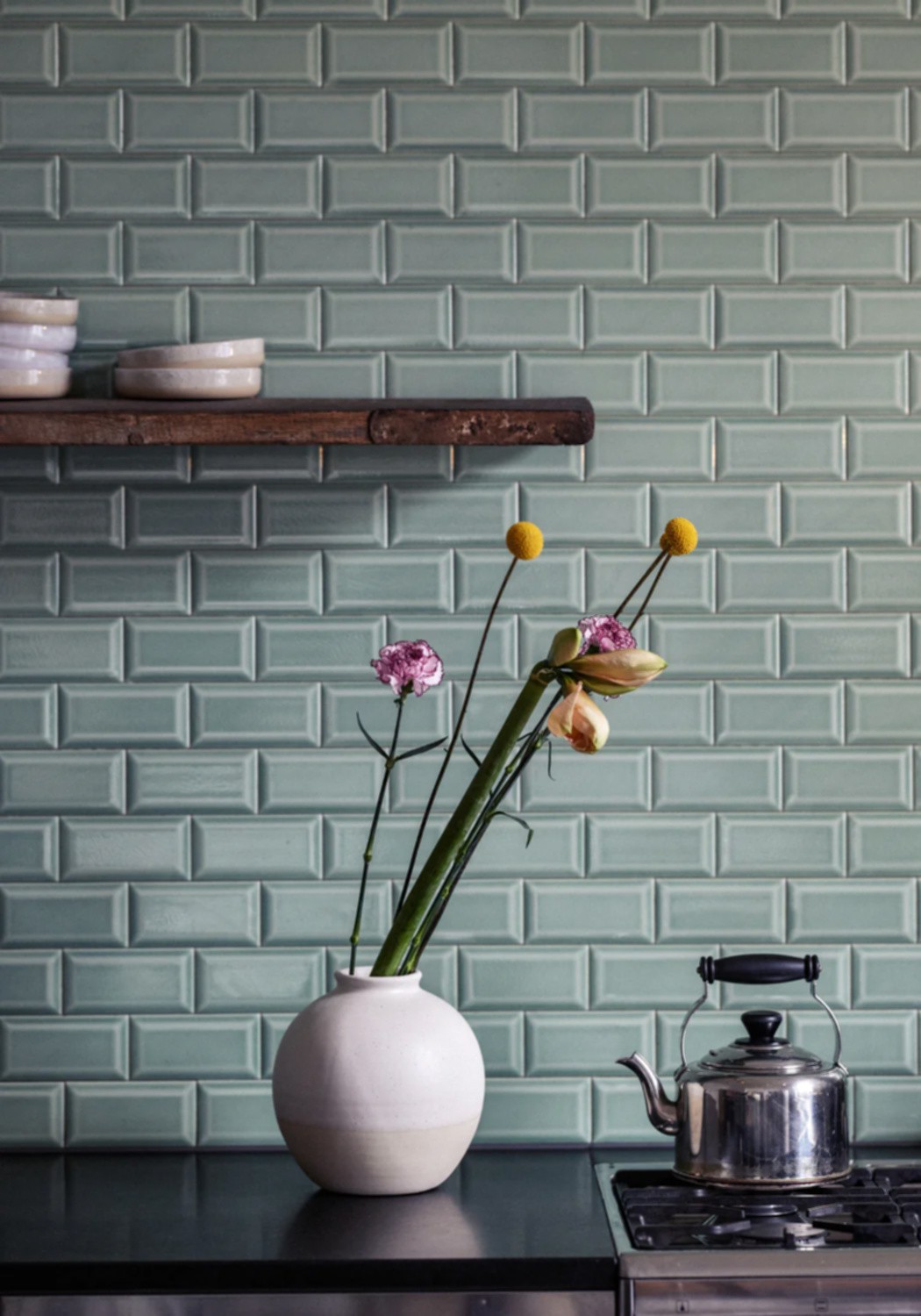Onomao Vase Bolinha Naturweiss Dipped