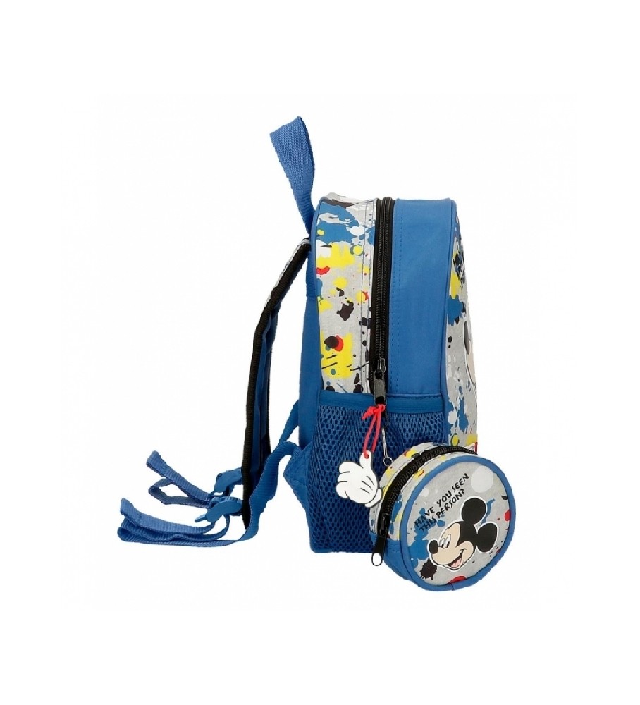 Mochila Disney Mickey Mayhem Multicolorida - 21x25x10cm